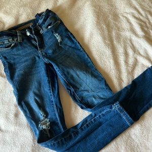 Joes Jeans for girls distressed skinny jeans size 10, adjustable waist